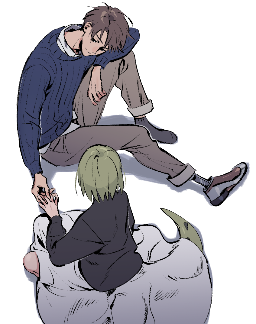 hana and henry (original) drawn by ten_(lu2948d)