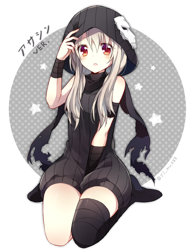 illyasviel von einzbern and assassin (fate and 1 more) drawn by yimu