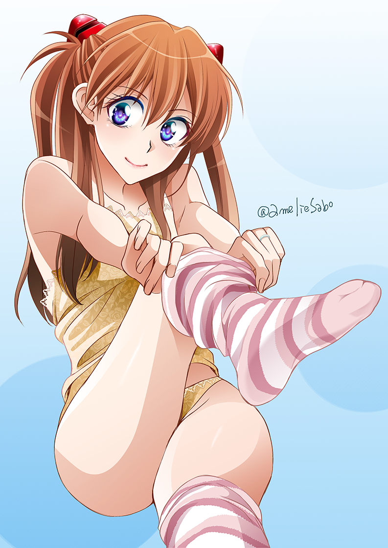 souryuu asuka langley (neon genesis evangelion) drawn by amelie