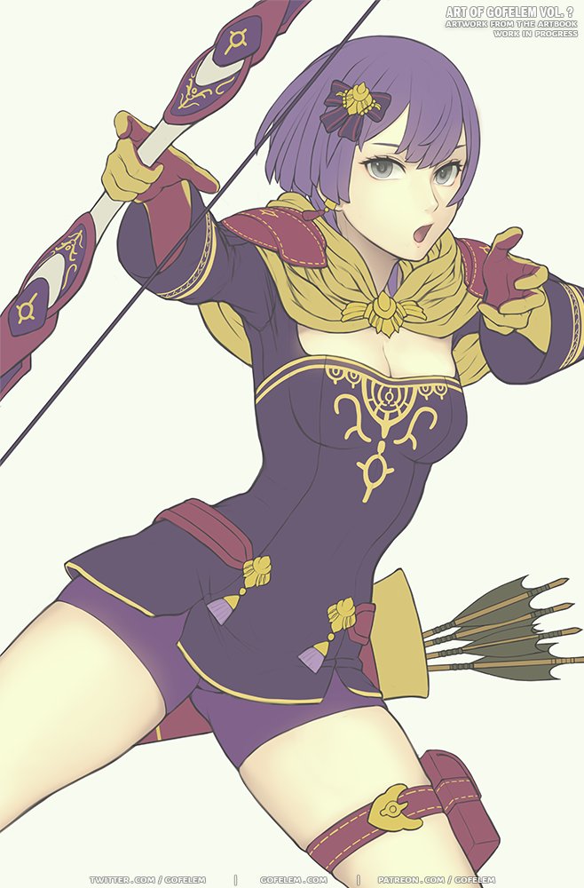 bernadetta von varley (fire emblem and 2 more) drawn by gofelem