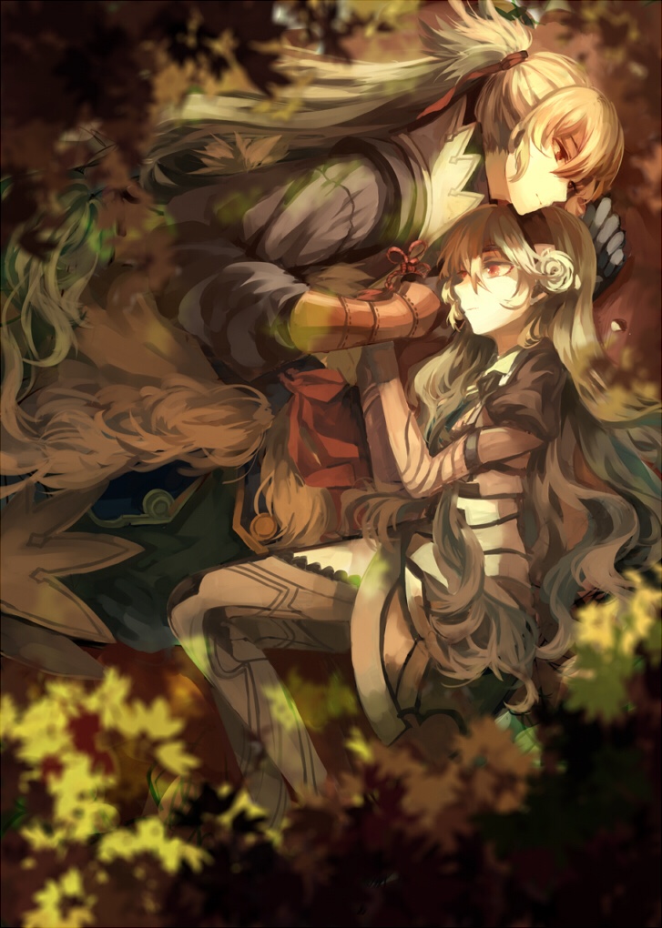 female corrin and takumi (fire emblem and 1 more) drawn by kanou_(ianeko)