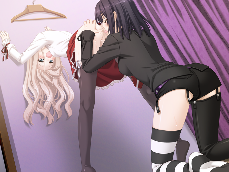 kawamura reo and sawaguchi mai (sono hanabira ni kuchizuke wo) drawn by kani_biimu