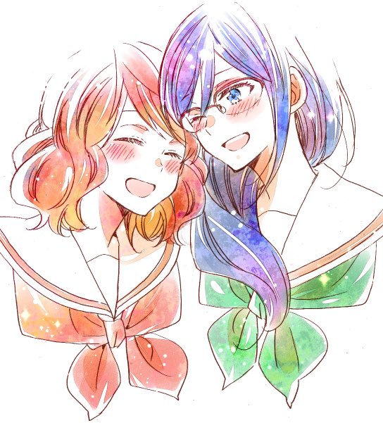 oumae kumiko and tanaka asuka (hibike! euphonium) drawn by asada_nikki