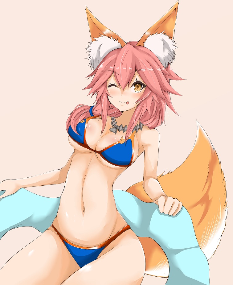 tamamo and tamamo no mae (fate and 2 more) drawn by ryou_(619-619)