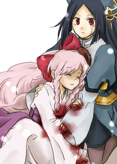 infel and nenesha (ar tonelico and 1 more) drawn by yumemitsuki