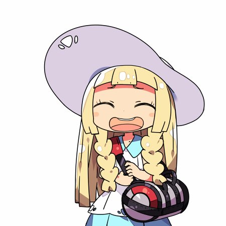 lillie (pokemon and 1 more) drawn by kanikama