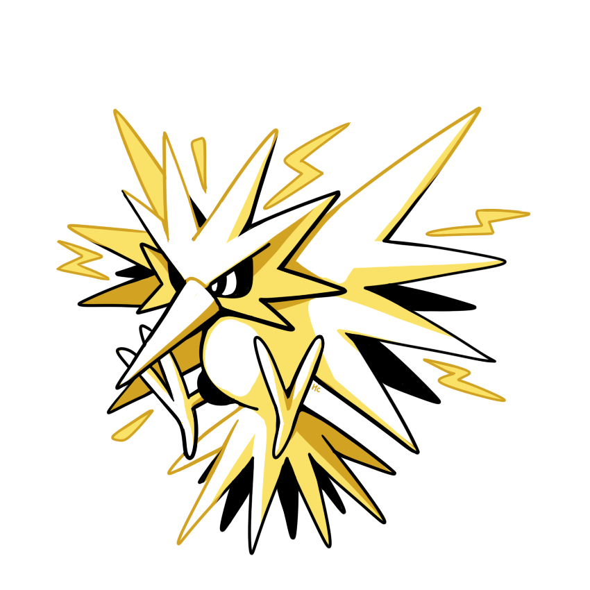 zapdos (pokemon and 1 more) drawn by rumwik