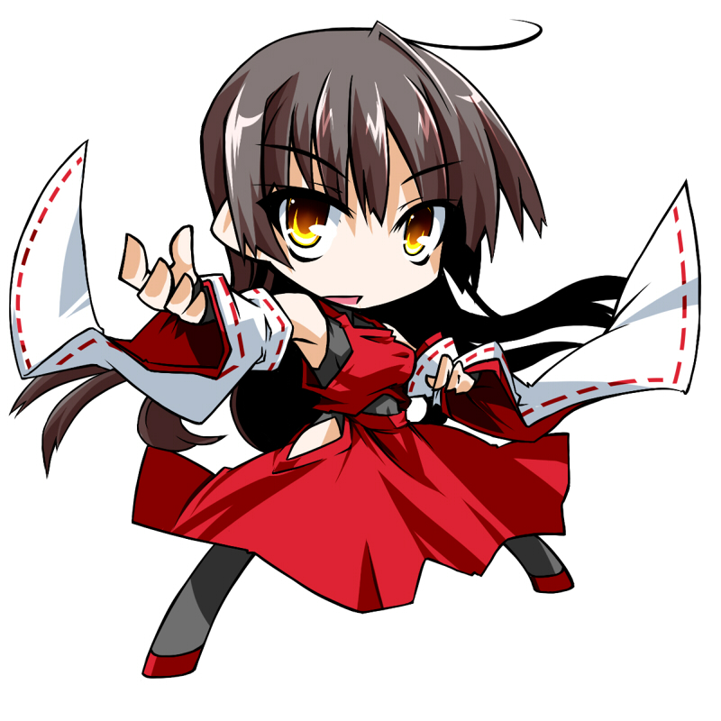 sendai hakurei no miko (original and 2 more) drawn by hemogurobin_a1c
