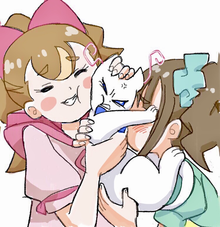 nekoyashiki yuki, inukai komugi, and nekoyashiki mayu (precure and 1 more) drawn by bonjour_mackerel