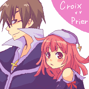 prier and croix raoul (la pucelle) drawn by tsuyuka_(sunny_spot)