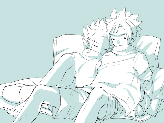 ibuki munemasa and matatagi hayato (inazuma eleven and 2 more) drawn by hs2