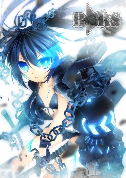 black rock shooter (black rock shooter) drawn by ryuji_(ikeriu)