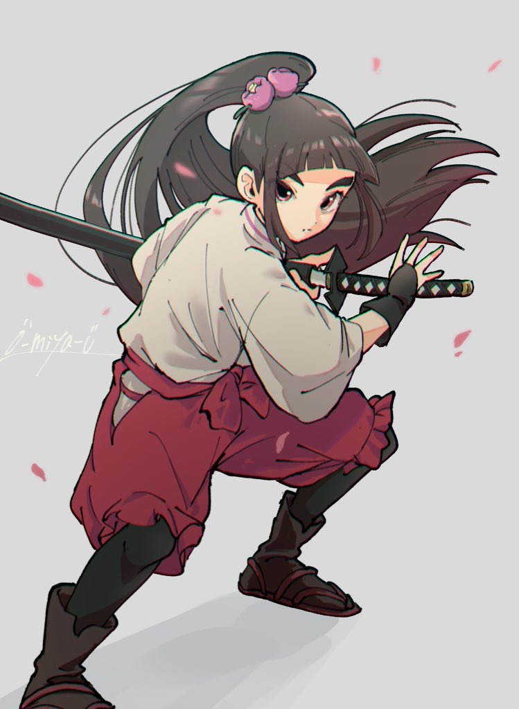 kurogane tsubaki (naruto and 1 more) drawn by o-miya_(ohmiya_you)