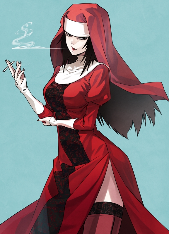 goutokuji rikako (hokenshitsu no shinigami) drawn by shimotsuki_eight