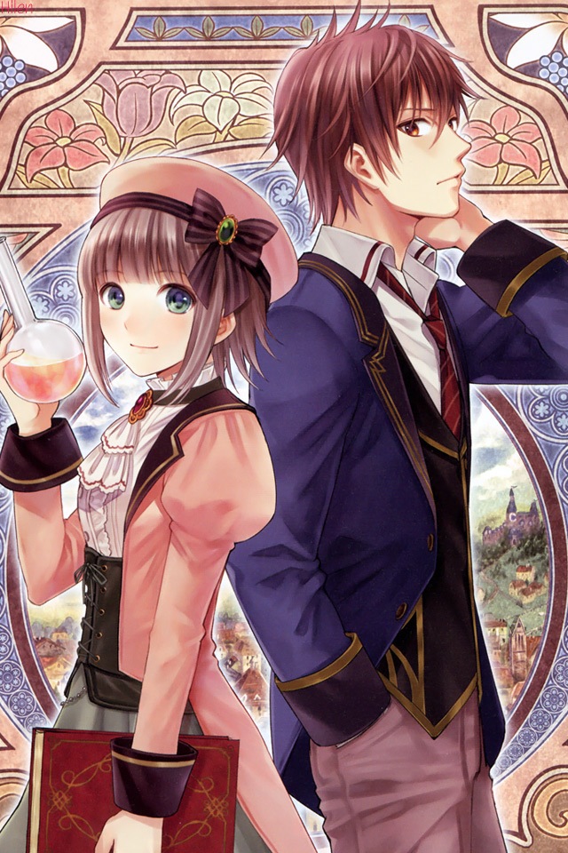 meriel and ralph (atelier and 1 more) drawn by fukahire_(ruinon)