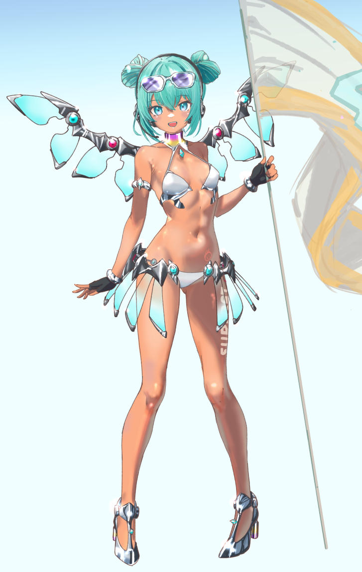 hatsune miku and racing miku (vocaloid and 1 more) drawn by yukihane_(snowowl515)