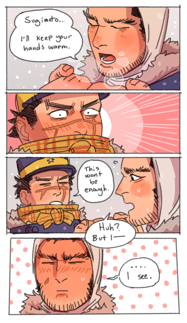 sugimoto saichi and tanigaki genjirou (golden kamuy) drawn by foazycozy