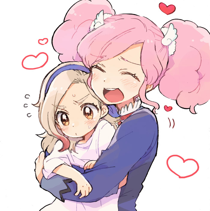 amahane madoka and kurosawa rin (aikatsu!) drawn by asami_(highway)