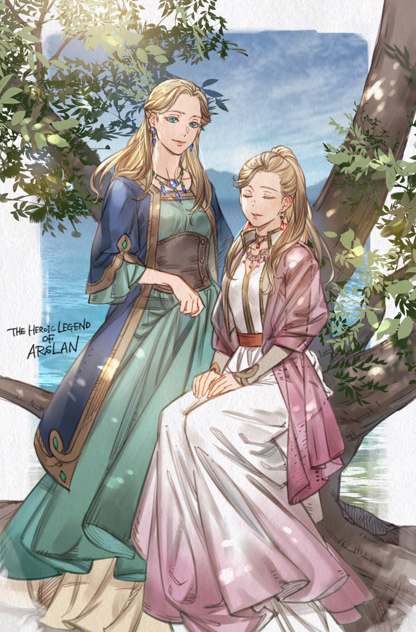 irina and militza (arslan senki) drawn by akakokko_(niro_azarashi)