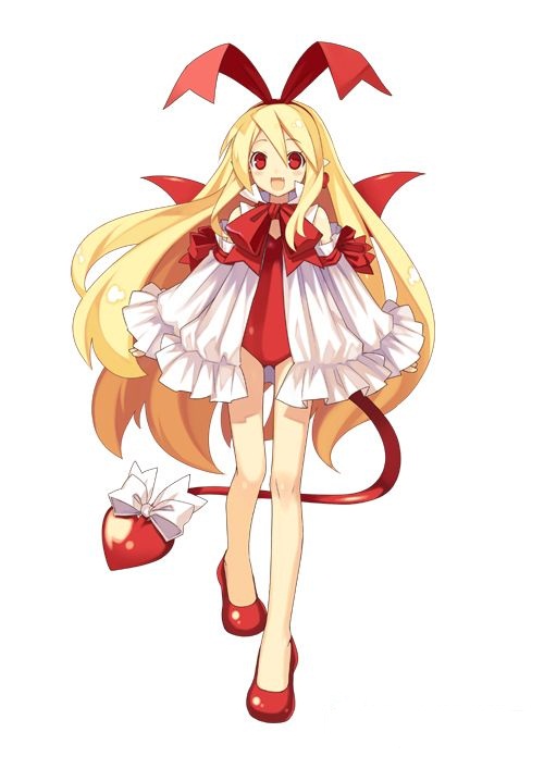 flonne (disgaea and 2 more) drawn by tsunako