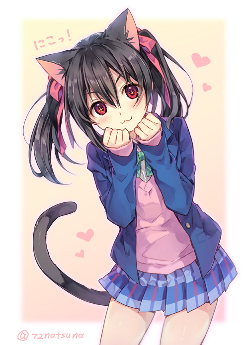 yazawa nico (love live! and 1 more) drawn by nat_latework