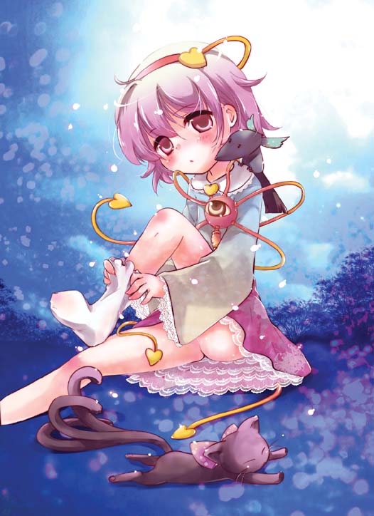 komeiji satori, kaenbyou rin, and reiuji utsuho (touhou) drawn by renrenzu