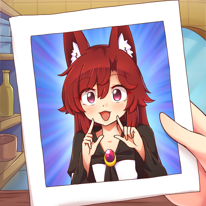 imaizumi kagerou (touhou and 1 more) drawn by wool_(miwol)