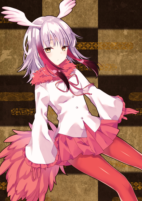 japanese crested ibis (kemono friends) drawn by purin_jiisan
