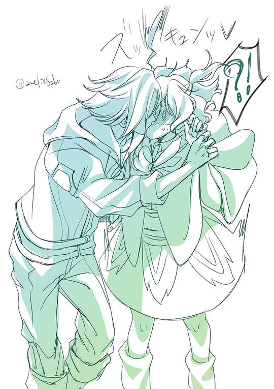 freyja wion and hayate immelmann (macross and 1 more) drawn by amelie