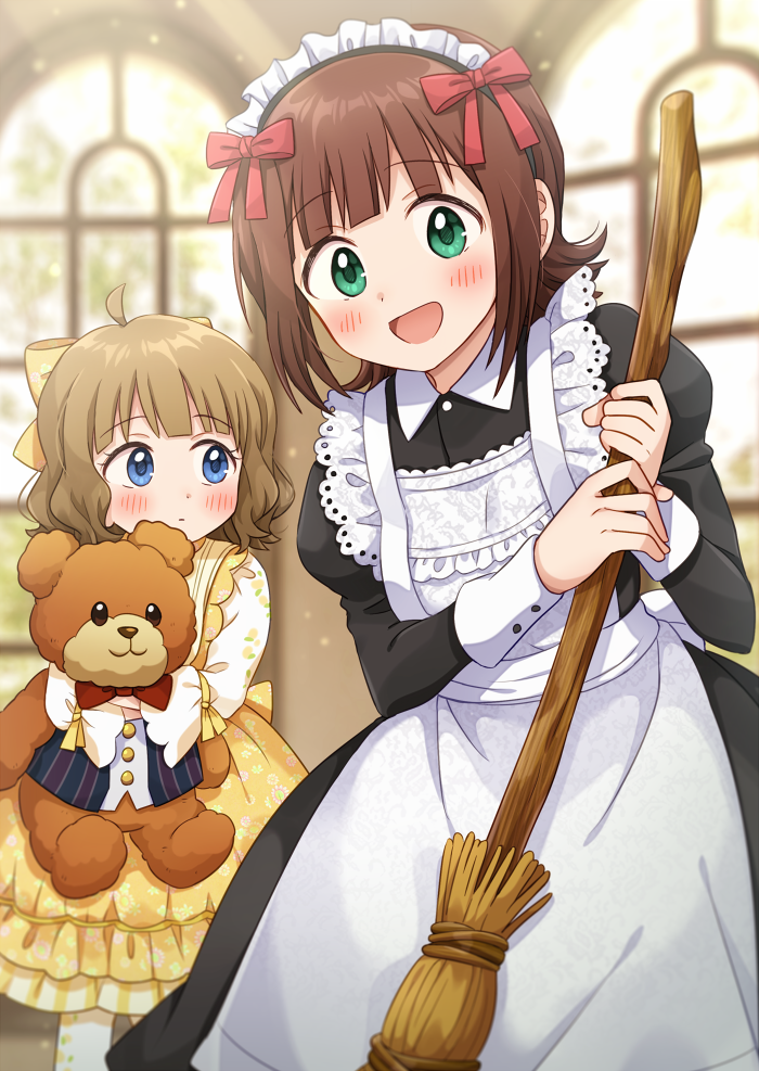 amami haruka and suou momoko (idolmaster and 2 more) drawn by hiiringu