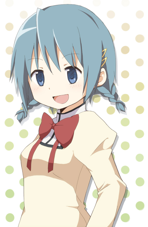 miki sayaka (mahou shoujo madoka magica) drawn by satoimoya