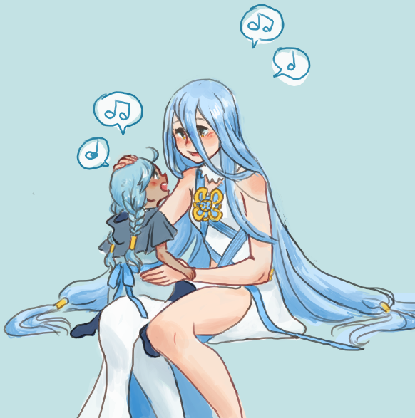 azura and nina (fire emblem and 1 more) drawn by sonschmarn