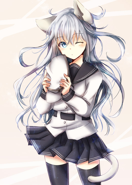 hibiki and verniy (kantai collection) drawn by x_na