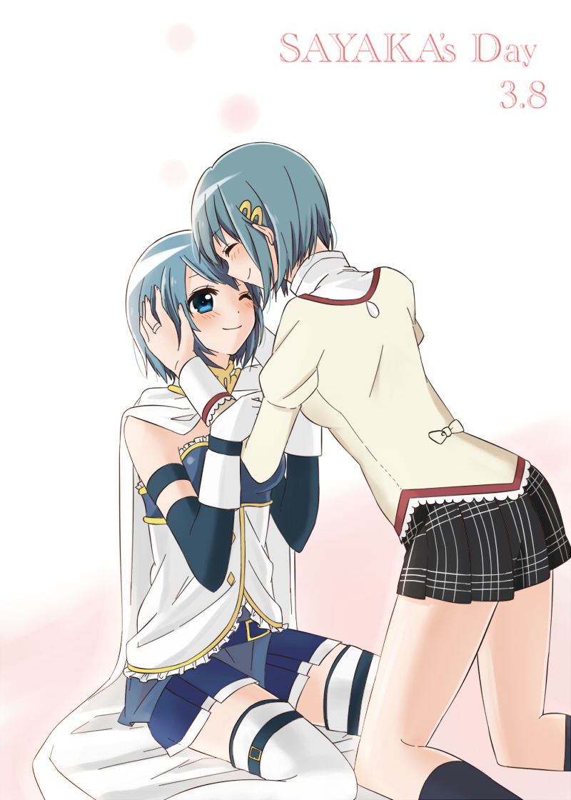 miki sayaka (mahou shoujo madoka magica) drawn by fuyuneko