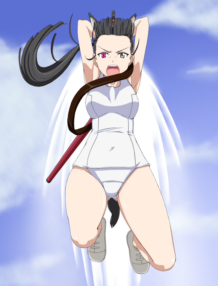 sakamoto mio (world witches series and 1 more) drawn by yoshida_keiji