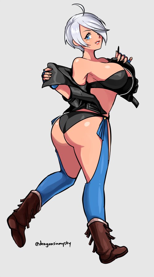 angel (the king of fighters) drawn by d-ryuu