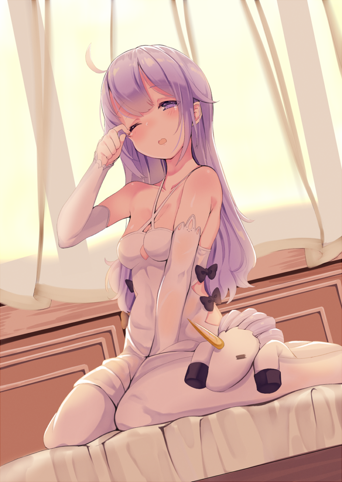 unicorn (azur lane) drawn by amacha