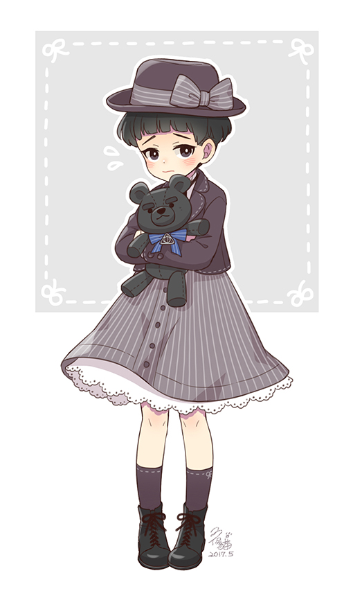 credence barebone (wizarding world and 1 more) drawn by nightcat