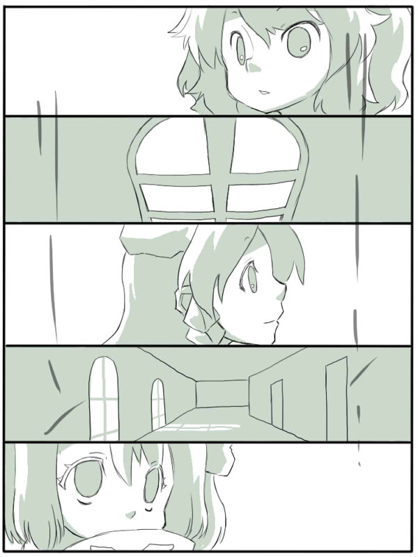 remilia scarlet, flandre scarlet, and hong meiling (touhou) drawn by uni_mate
