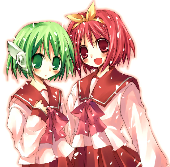 multi and kamigishi akari (to heart) drawn by suzushiro_kurumi