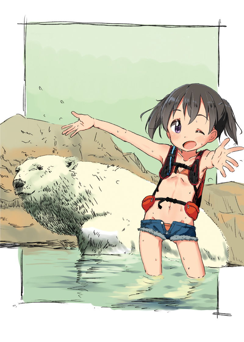 kuraue hinata (yama no susume) drawn by ashida_ichirou