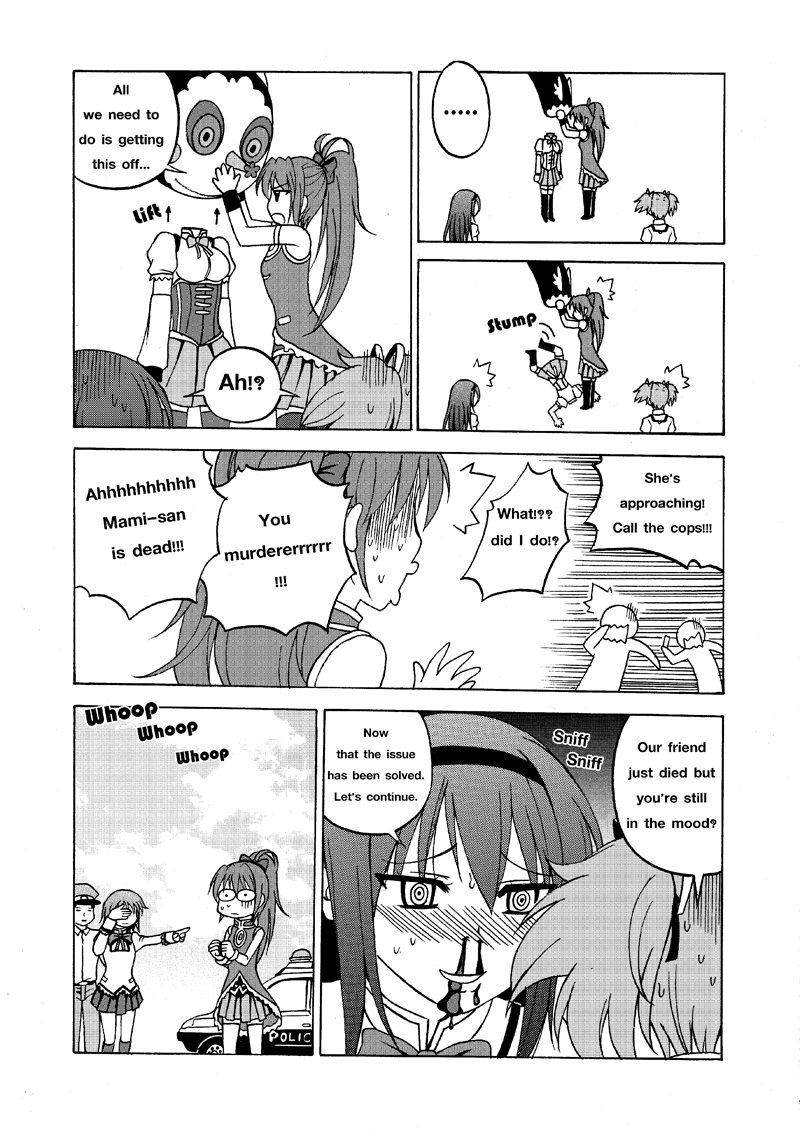 akemi homura, kaname madoka, miki sayaka, sakura kyoko, tomoe mami, and 1 more (mahou shoujo madoka magica) drawn by kaorihero