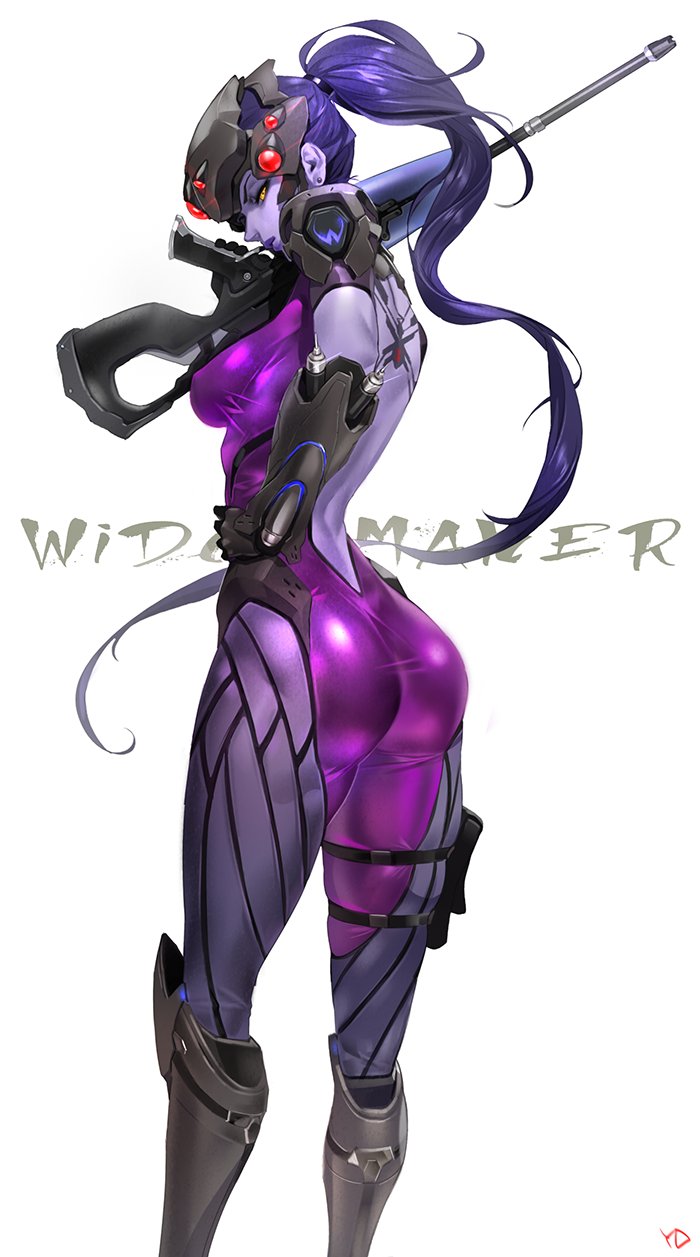 widowmaker (overwatch and 1 more) drawn by yd_(orange_maru)