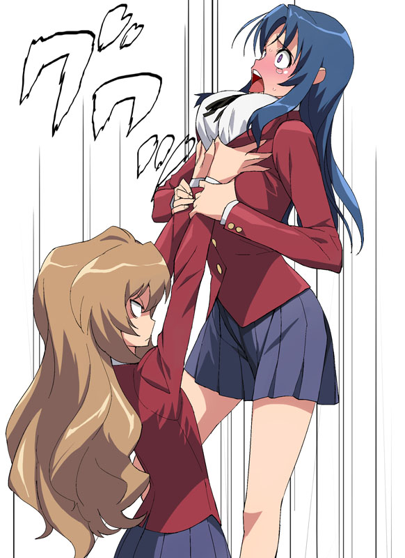 aisaka taiga and kawashima ami (toradora!) drawn by a1_(initial-g)