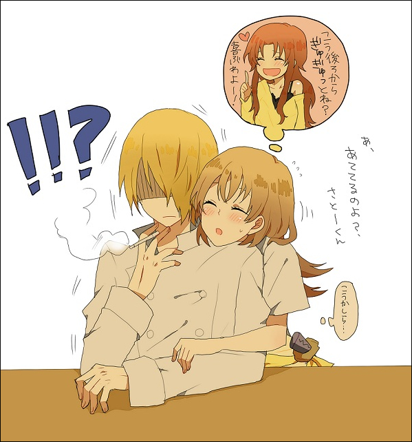 todoroki yachiyo, satou jun, and takanashi kozue (working!!) drawn by niji_(apricotxx)