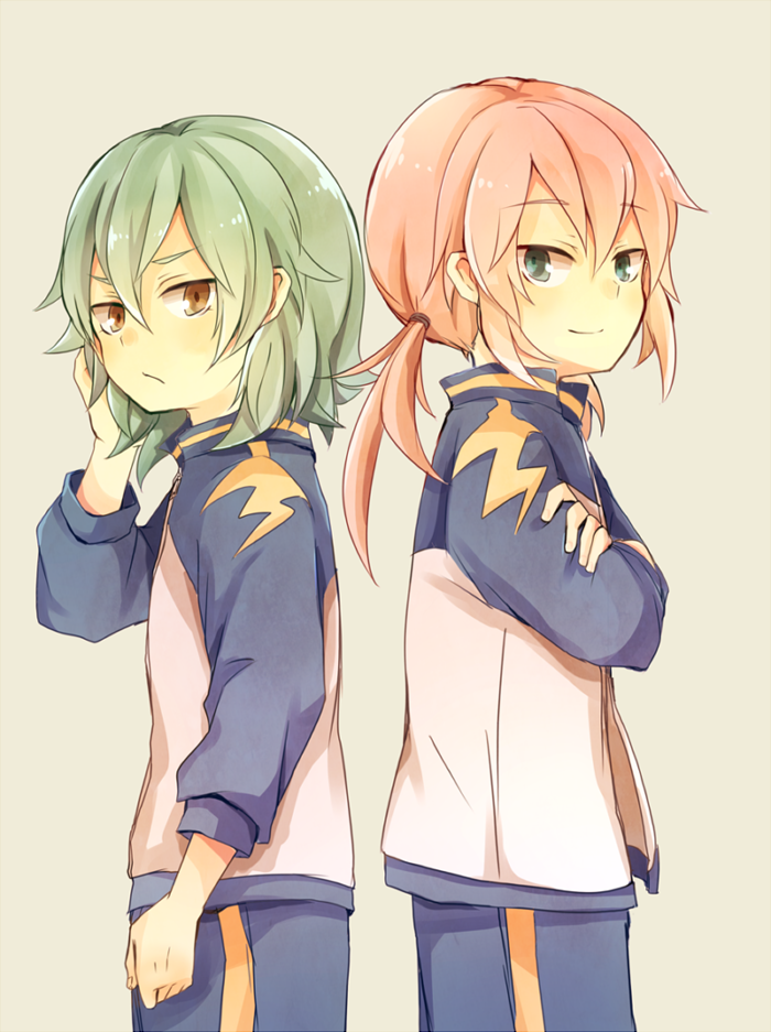 kirino ranmaru and kariya masaki (inazuma eleven and 1 more) drawn by komori393