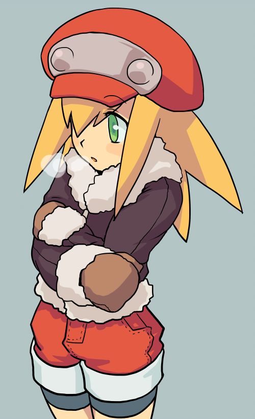 roll caskett (mega man and 1 more) drawn by muu_(mumumer)