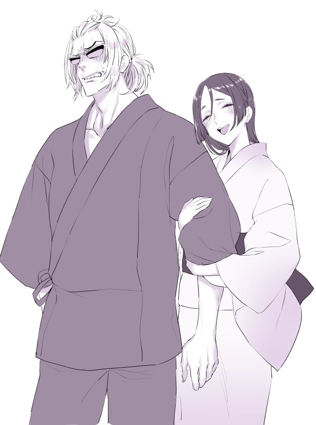 minamoto no raikou and sakata kintoki (fate and 1 more) drawn by nakuta