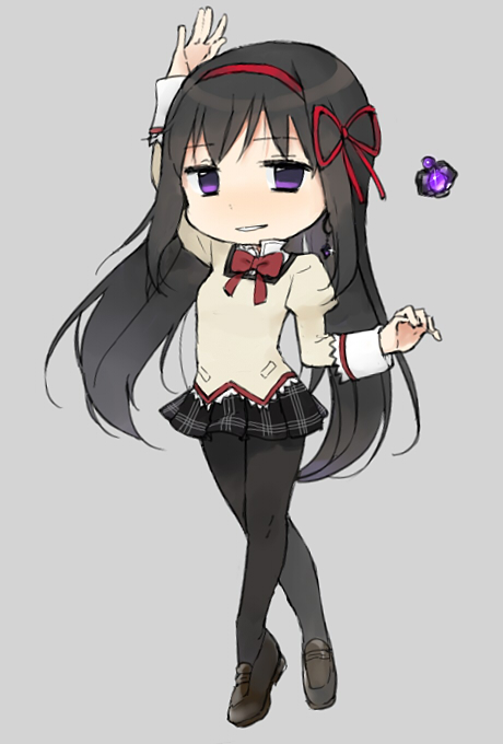 akemi homura and akuma homura (mahou shoujo madoka magica and 1 more) drawn by tsuduya_(knt31)