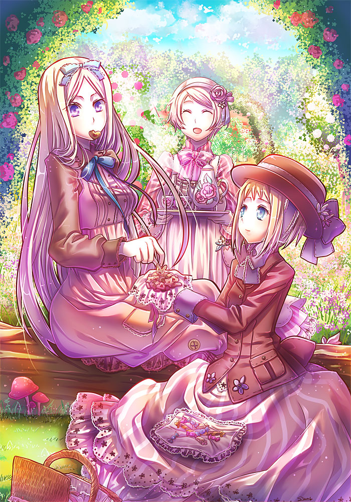 belarus, liechtenstein, and ukraine (axis powers hetalia) drawn by suou_sakura